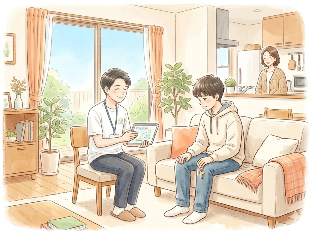 スタッフと利用者と家族