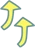 上矢印